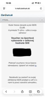 Voucher na nákup na hudysport