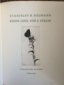 (bibliofília) Stanislav K.Neumann - Kniha lesú, vod a strání