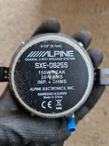 Predám Alpine SXE-0825S mini reproduktory z auta