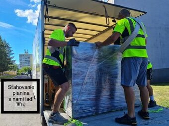 STAHOVANIE, VYPRATAVANIE, ťažké bremená - BRATISLAVA okolie