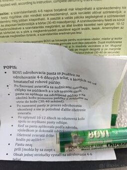 Bovi pasta na odrohovanie
