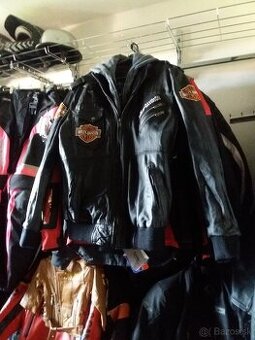 Kozena Bunda S Nasivkami Harley Davidson XL