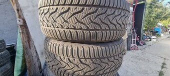 Predám 2ks celoročné pneu.225/50R17 Barum dezen 6,5mm