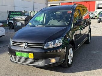 ► VW CADDY MAXI 2,0 TDI - 103 KW, 7 MÍST, PARK. SENZORY ◄