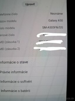 Samsung galaxy a50