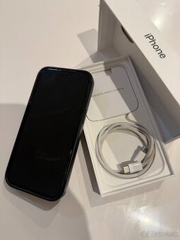 Iphone 15 black 128 GB, TOP stav