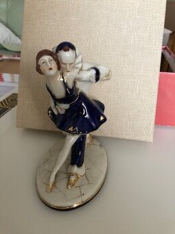Porcelánová figurálna soška - Tanečníci