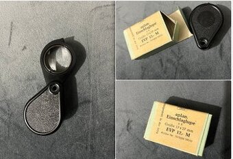 Carl Zeiss Jena Aplan Einschlaglupe 6x Retro lupa