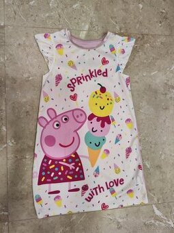 Dievčenské šaty Peppa Pig (4-5 rokov)