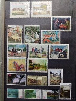 album známok s motívom umenie