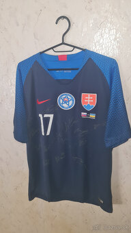 Dres Marek Hamšík + podpisy hráčov SK reprezentácie