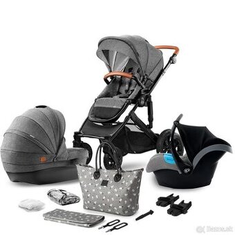 Kočík kombinovaný Prime 3v1 grey Kinderkraft 2020