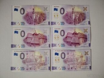 0 euro suvenírová bankovka  2025