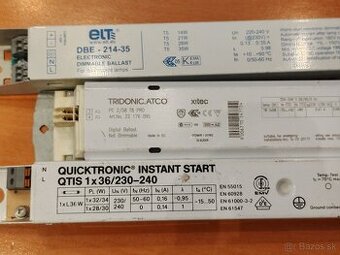 predradníky ELT, OSRAM, Tridonic.atco