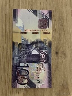 100 šilingov nankovka Kenya nová