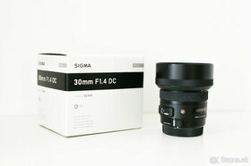 Sigma 30mm f/1.4 EX DC HSM Art pre Canon