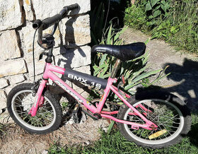 Predam detsky ruzovy bicykel BMX 16 Piranha