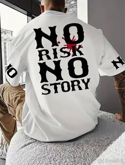 Tričko NO RISK NO STORY