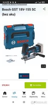 Priamočiara píla Bosch professional GST 18V-155 SC