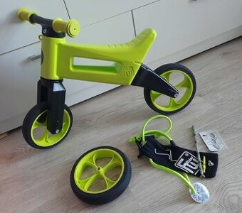 Funny Wheels Odrážadlo Rider SuperSport 2v1 zelené