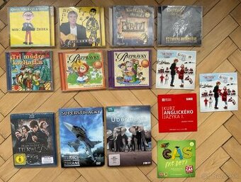 CD hudobne a DVD pre DETI