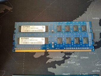 Predám operačnú pamäť RAM DDR3 pre stolné počítače