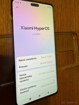 Predám MT Xiaomi 13 Lite 8/256GB stav novy bez poskodenia
