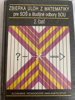 Učebnice a zbierky príkladov matematika