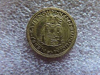 zlatý Sv dukát Československo 1935 Top Stav