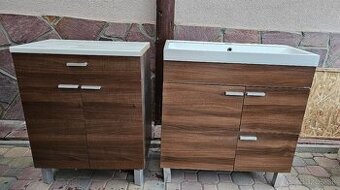 Kúpeľňové skrinky s umývadlom a zrkadlom