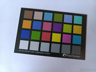 Farebná kalibračná tabuľka - 1