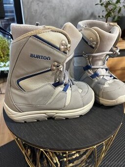 Detské snowboardové topánky BURTON – sivé, veľ. 35