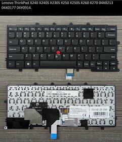 Klavesnice Lenovo X240/E480 L480/L530 T430 T530/ E450/E470