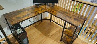 Písací stôl rohový