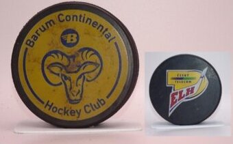 Poptávám dva hokejové puky Zlína a Vítkovic viz. Popis níže