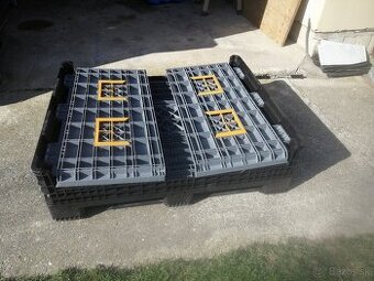 Skladacie plastové palety