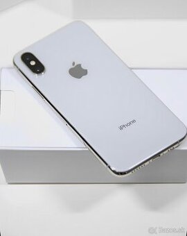 iPhone Xs Silver BATERIE 100% TOP
