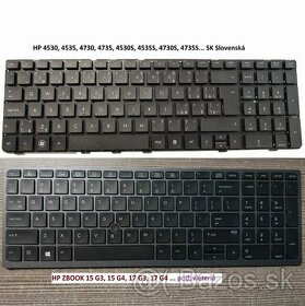 Klavesnice HP Zbook 15 G5 G6 17 G3 G4/HP 4530S 4535S 4730 SK