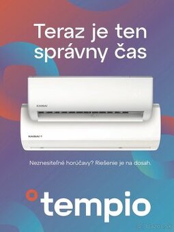 🌬️ Predaj a montáž klimatizácie – odborníci Tempio.sk