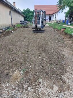 Zemné výkopové práce minibager Levice a okolie
