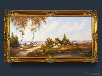 Krajina okolo Hainburgu, 1160 × 650 mm