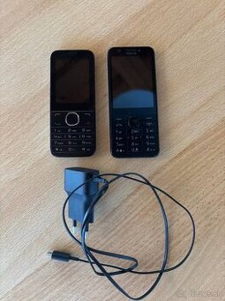 2 tlačidlové telefóny, predtým funkčné, a tablet TCL model 8