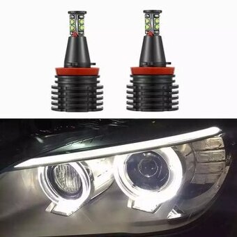 MW CREE LED Angel Eyes 7000K pre original kružky- 80W-120W