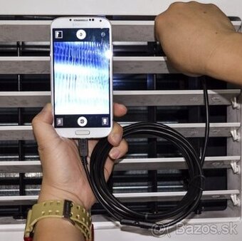 Nová endoskopická kamera 2 metrová s LED svetlom a appkou