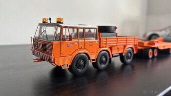 Tatra 813 TP 6x6 ČSAD Ostrava+podvalník Transporta P50 1:43