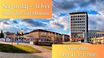 NA PREDAJ 3i byt 79m2 s garážou, Žiar n/Hronom - Horná Ždaňa