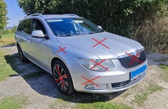 Rozpredám Škoda Superb 2, 2,0 tdi 125kw, 4x4