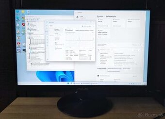 ✔️ usporny Dotykový LED monitor 22" HDMI bezrámový dizajn