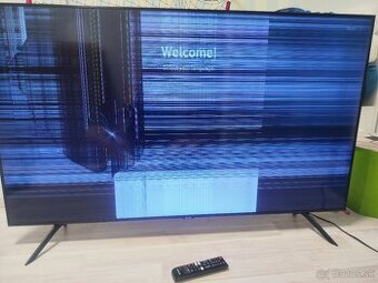 Samsung UE55TU7092 55" – funkčný, poškodený panel, na diely