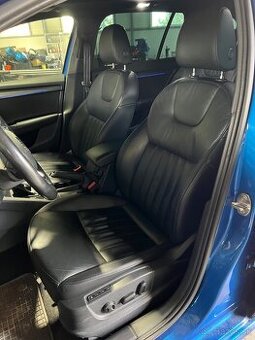 Elektrické kožené sedadla škoda octavia 3 combi